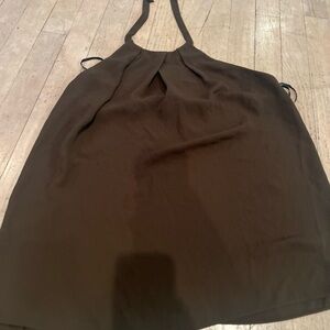 Brown Halter Top